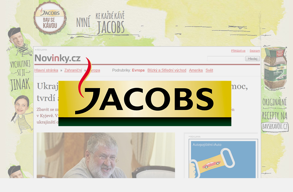 Tvorba bannerových kampaní pro Jacobs